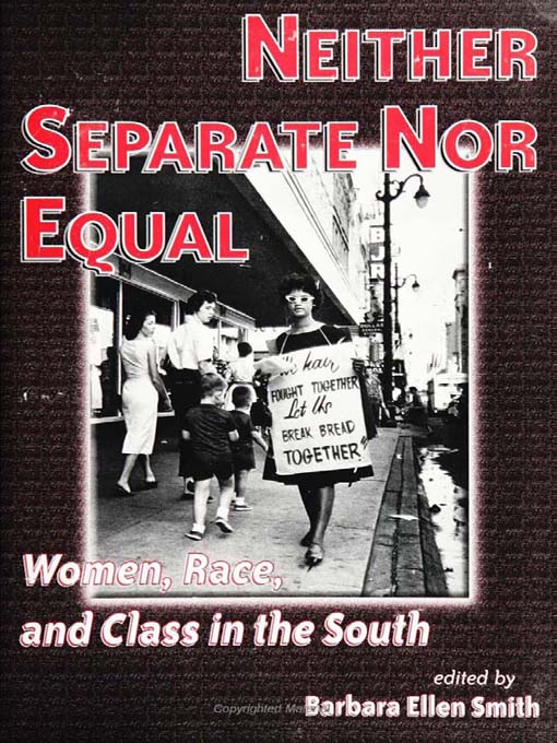 Title details for Neither Separate Nor Equal by Barbara Smith - Available